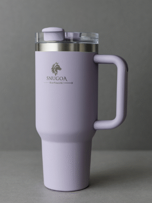 Snugoa Tumbler – Blush Lavender | 1000ml Insulated Travel Companion