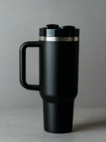 Snugoa Tumbler – Matte Black | 1000ml Vacuum Insulated Stainless Steel