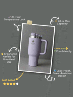 Snugoa Tumbler – Blush Lavender | 1000ml Insulated Travel Companion